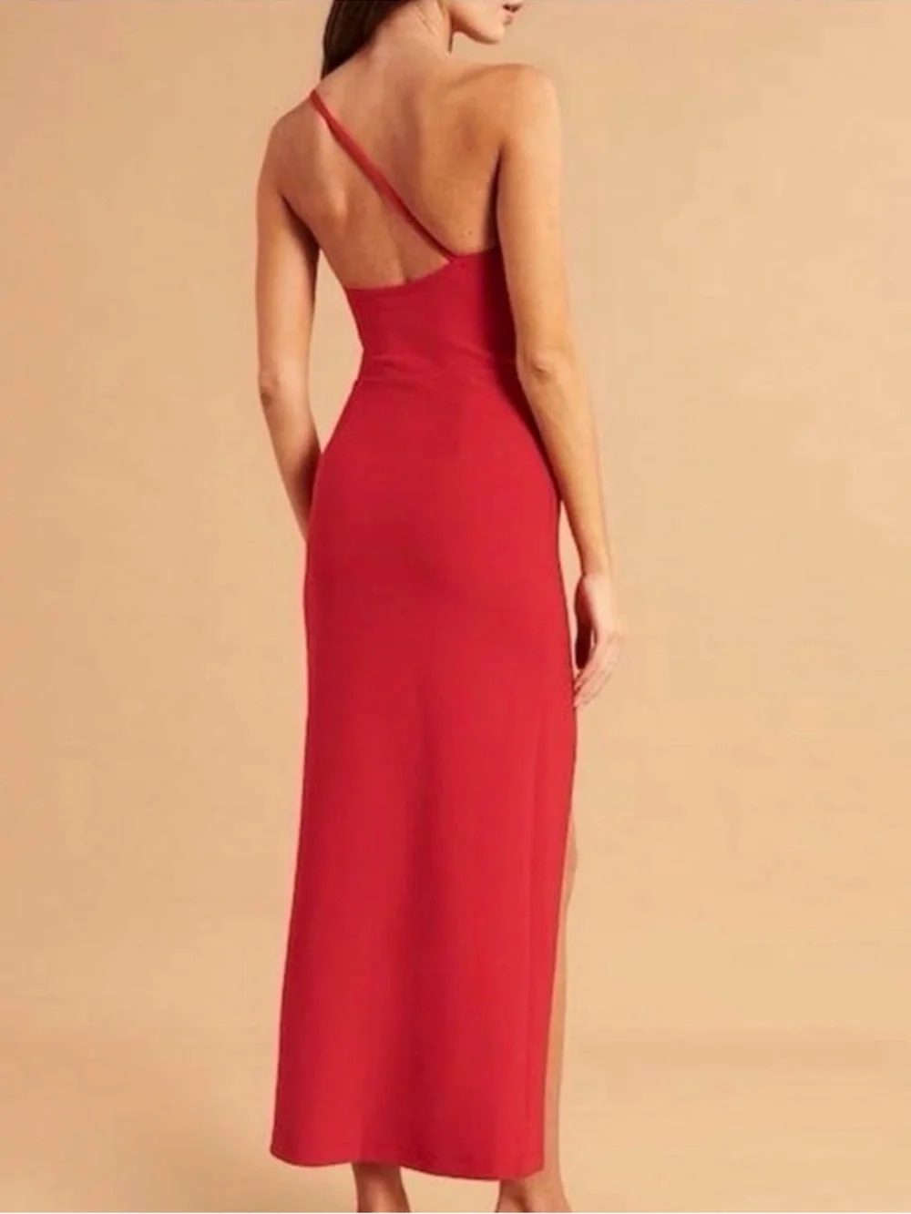 ABERCROMBIE & FITCH Red Maxi Dress Women’s size Small